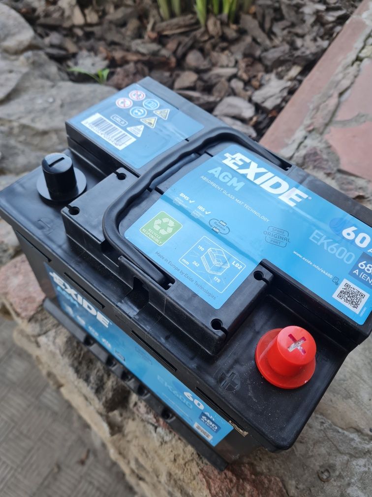 Автомобільний акумулятор EXIDE Start-Stop AGM EK600 60Ah 680A R+
НОВИЙ