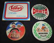 Autocolantes Antigos Bicicletas Motorizados Orbita Vilar Sirla