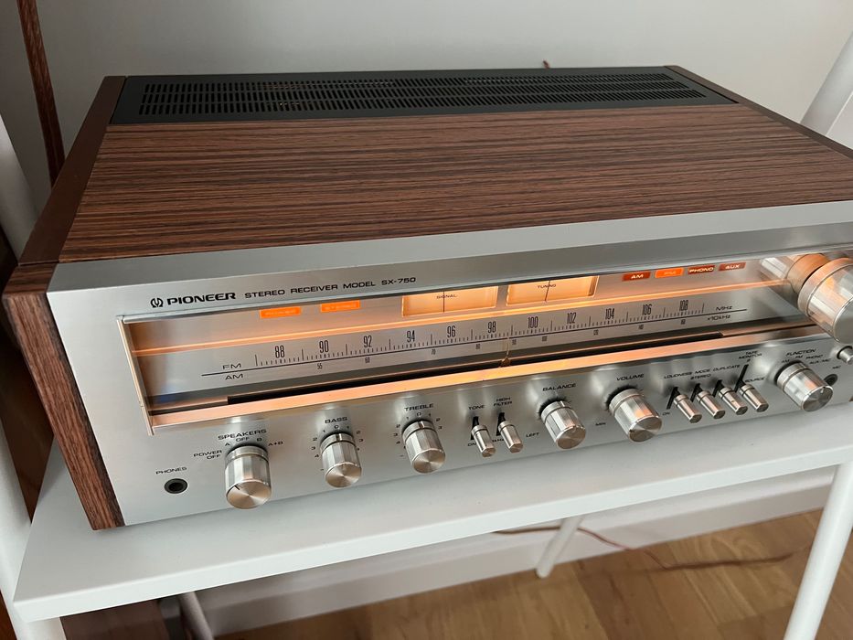 PIONEER SX-750 amplituner vintage, po renowacji, stan kolekcjonerski!