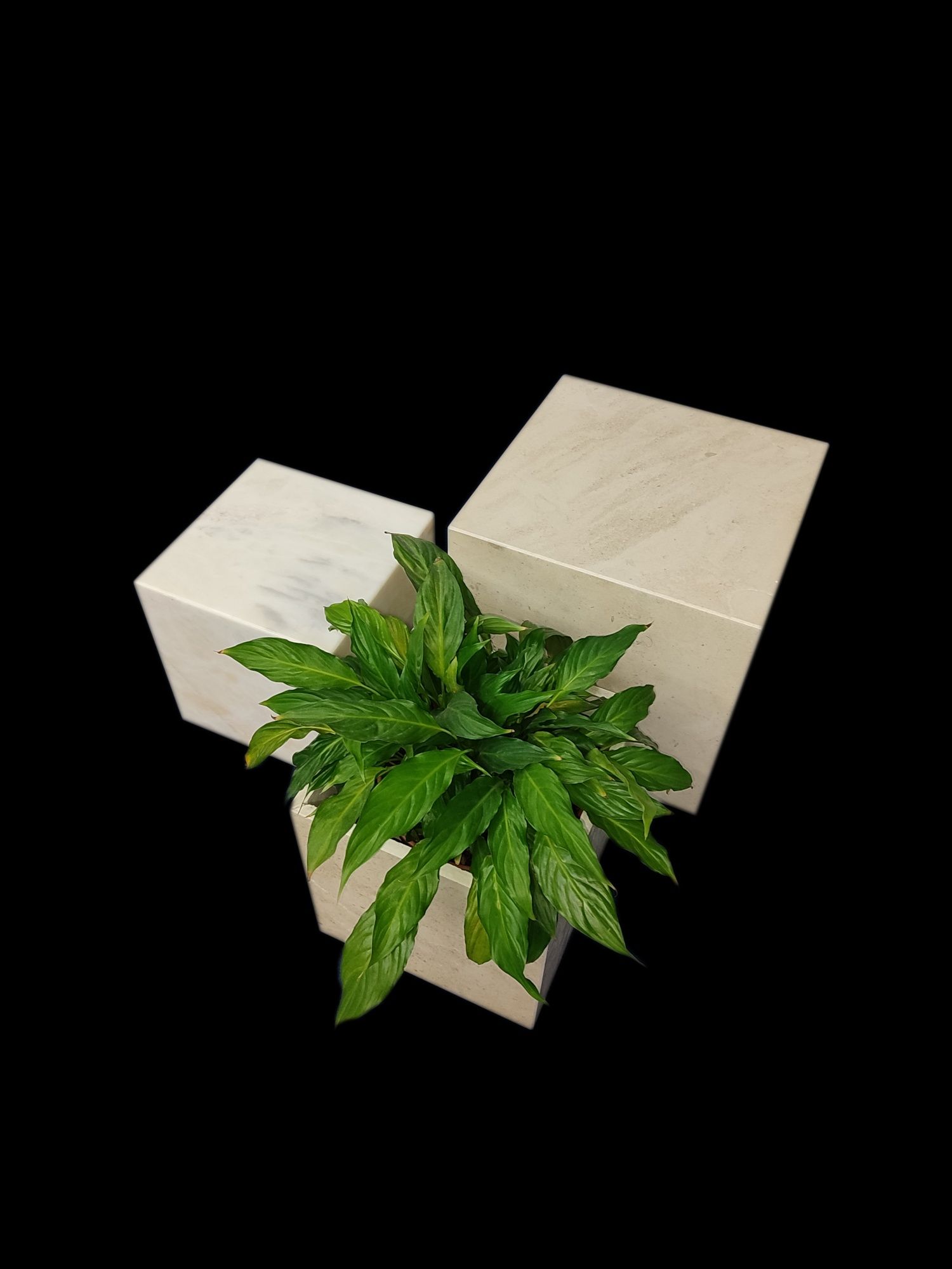 Cubo design em mármore