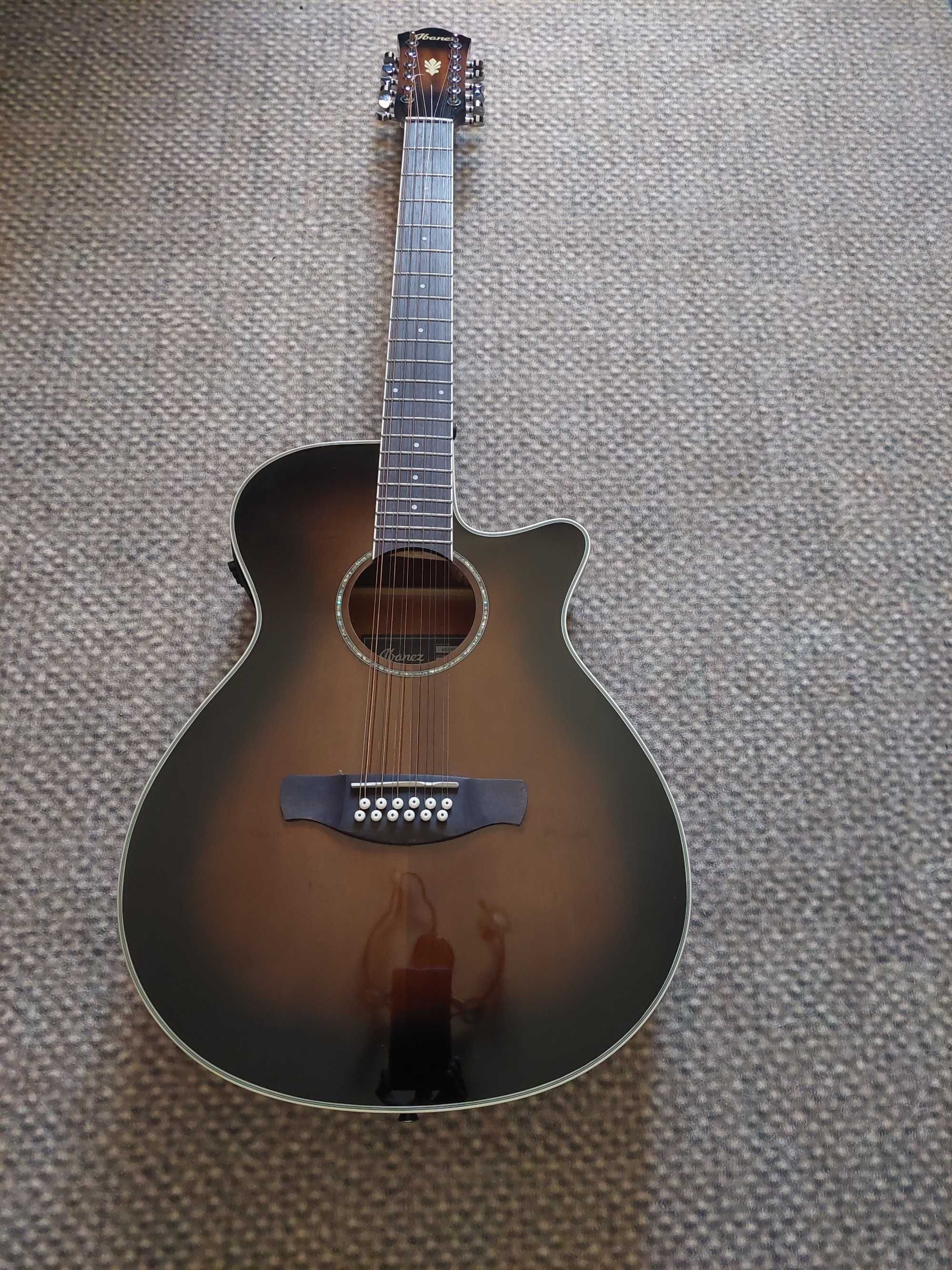 Guitarra acústica Ibanez 12 Cordas AEG1812II-DVS