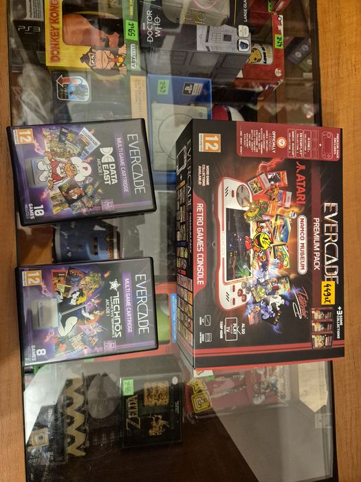 Evercade konsola + 2 gry etui pudeło używana Kraków