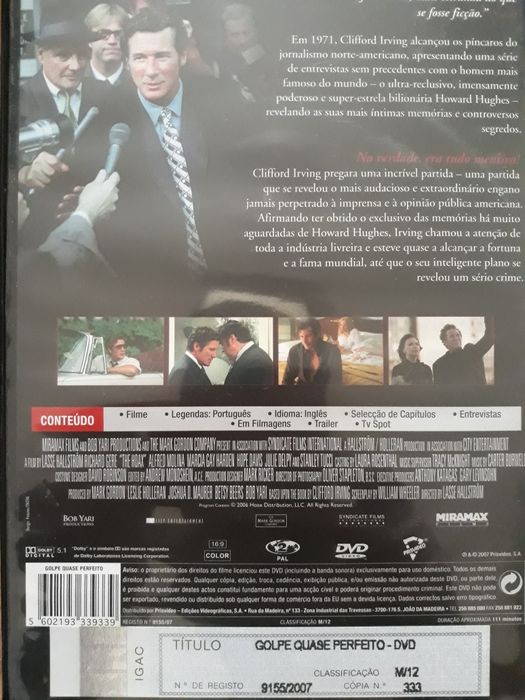 DVD O Golpe Perfeito