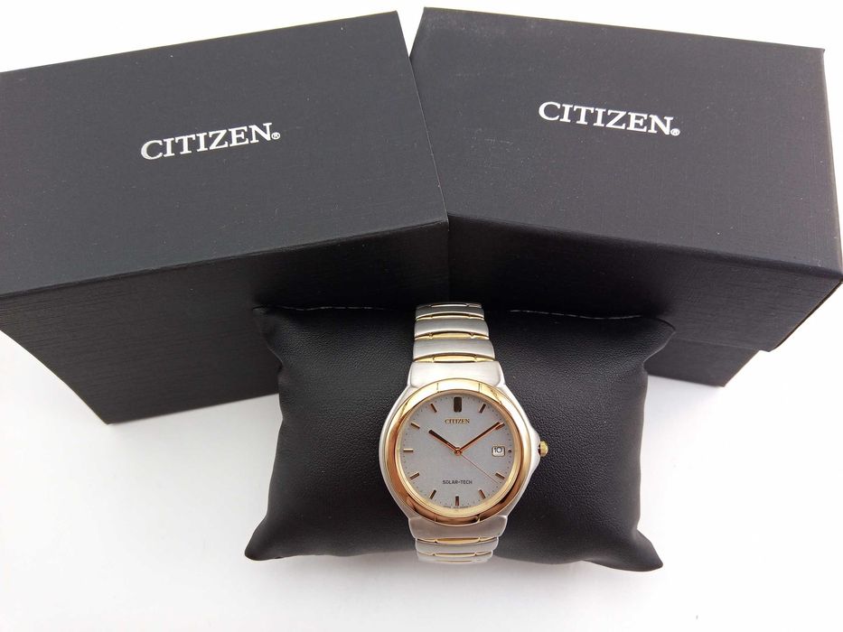 Японские мужские часы Citizen Eco-Drive AP8124-53P, сапфир, годинник