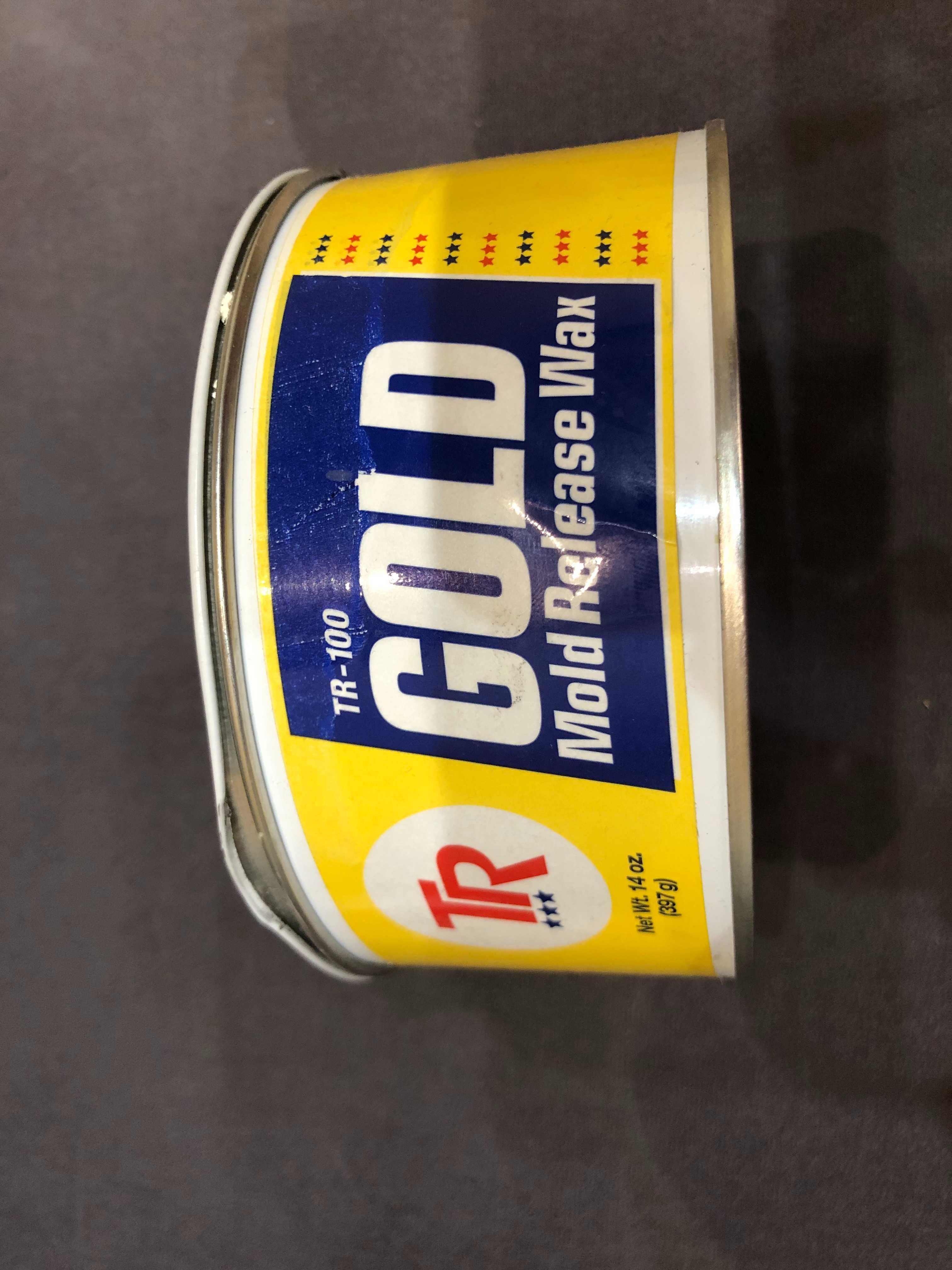 Разделитель  TR-104 HI-TEMP  TR-100 GOLD MOLD RELEASE WAX Воск новый