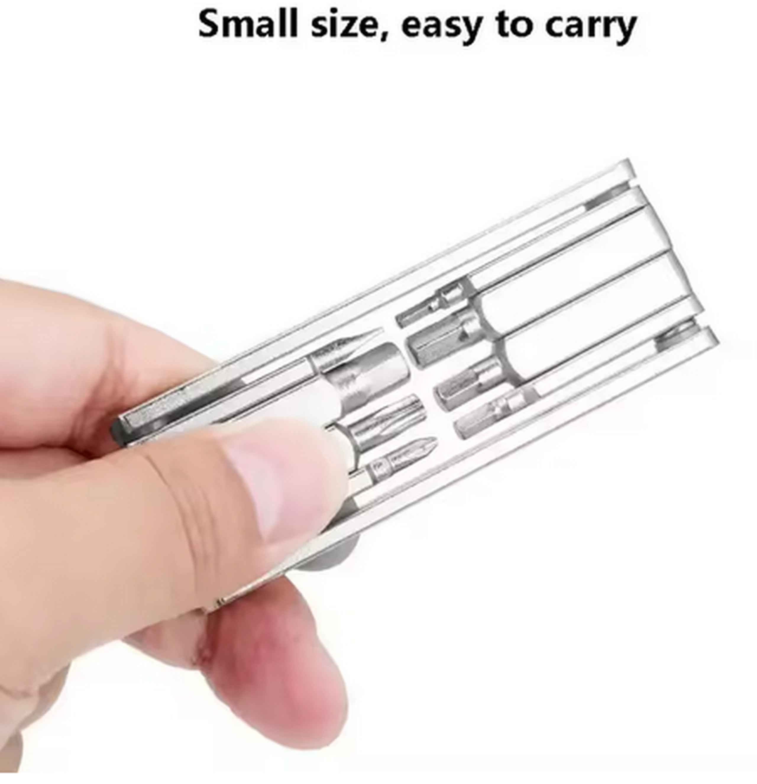 TOOPRE  MULTITOOL Rowerowy Zestaw Narzędzi 8 Funkcji Dobry i Lekki 95g