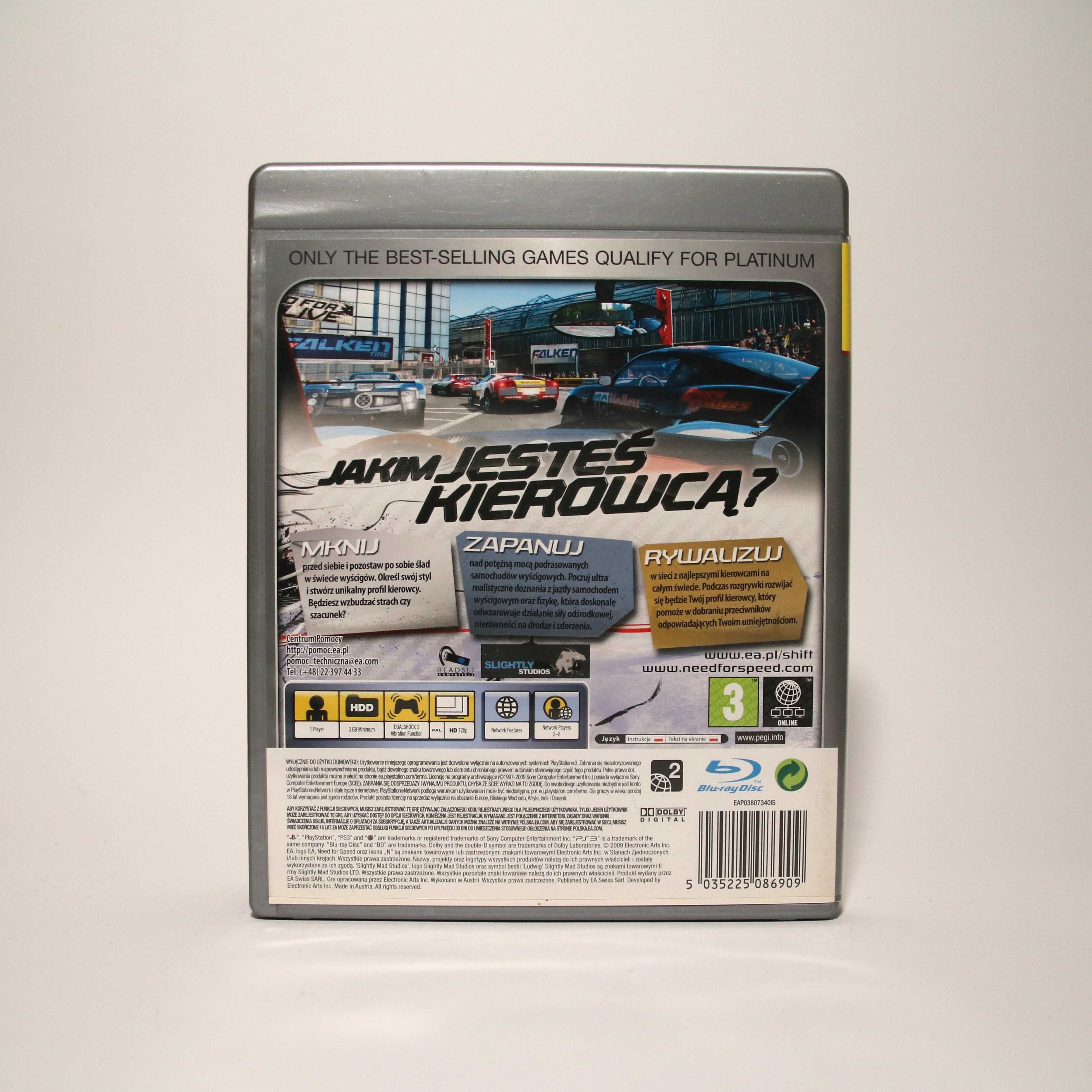 need for speed shift PL PS3 jak nowa