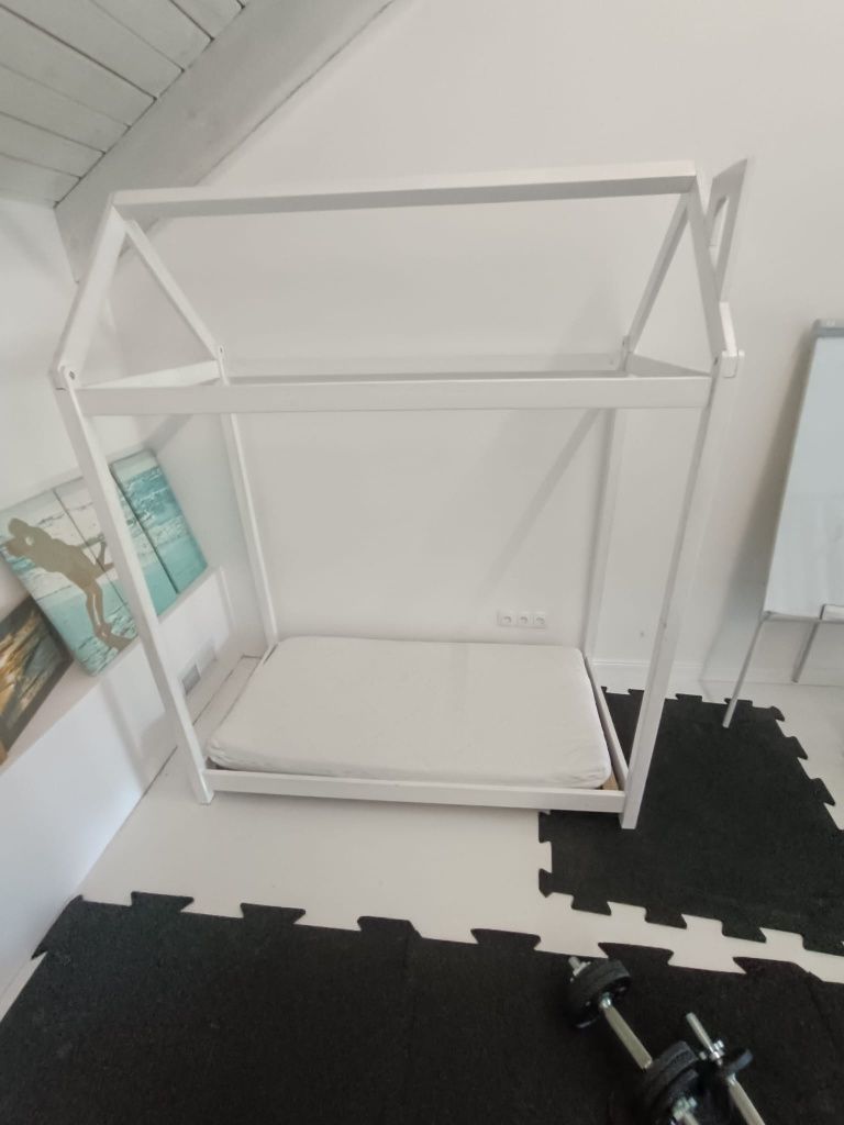 Łóżko dziecięce domek 140x70