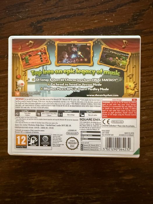 Jogo Nintendo 3DS - Theatrhythm Final Fantasy: Curtain Call