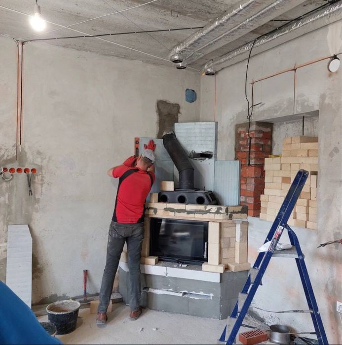 ~ МОНТАЖ та продаж камінів  ‼️ Димоходи труби / Печі / Асортимент