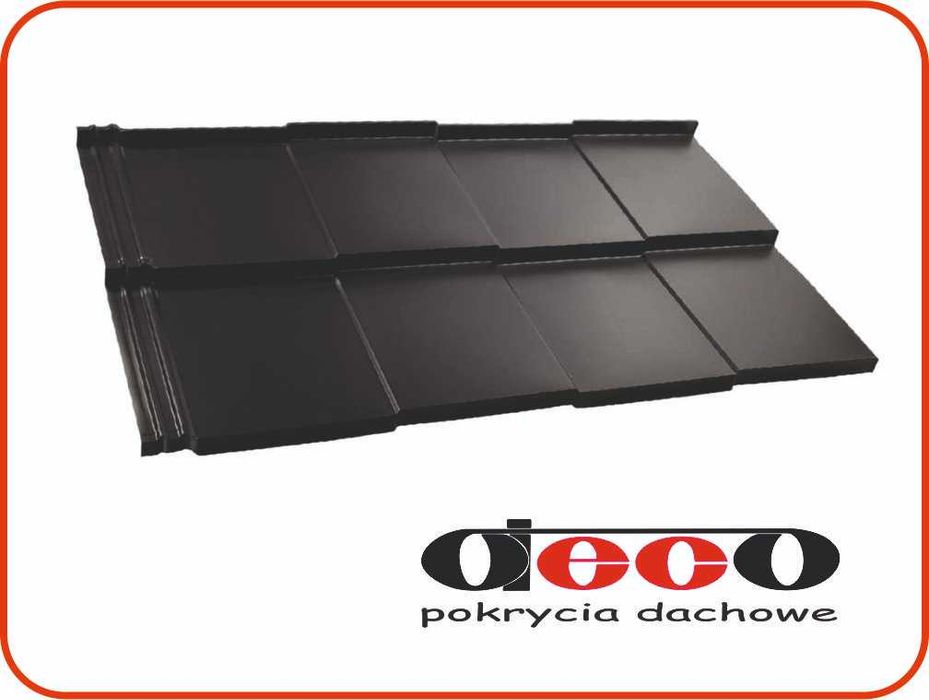 Blachodachówka płaska BRATEX SAVANNA Wycena dachu Dostawa Montaż garda