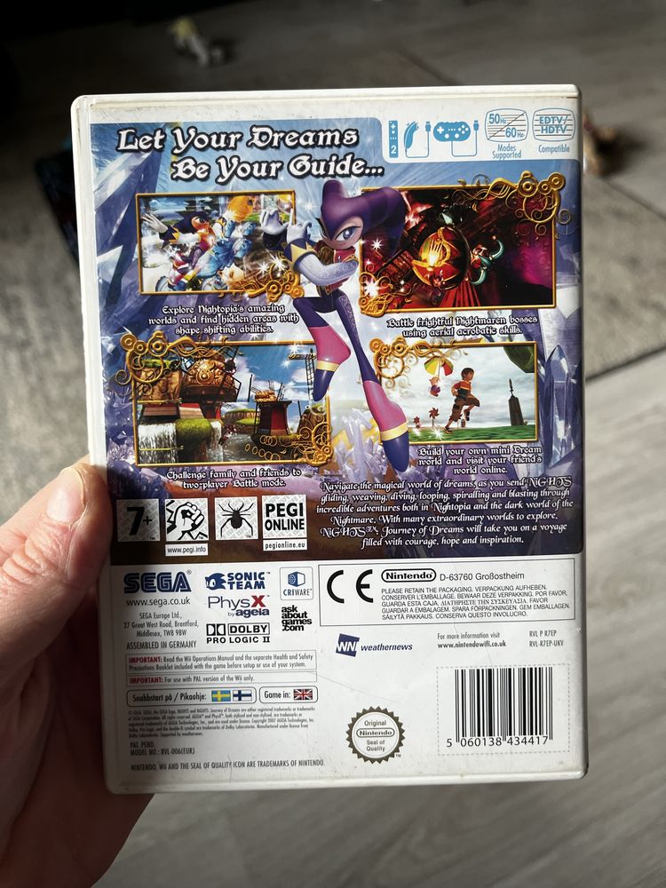 NiGHTS: Journey of Dreams Nintendo Wii PAL