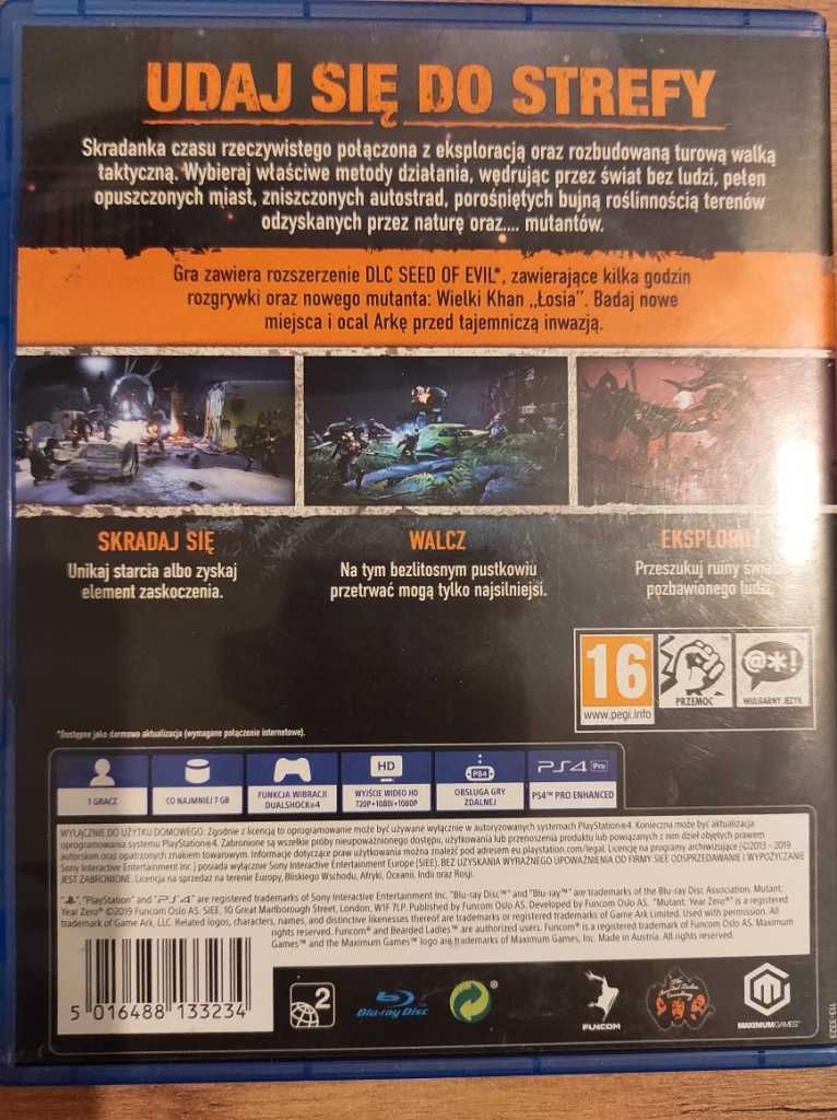 PS4 - Mutant Road To Eden - wersja angielska z polskimi napisami.