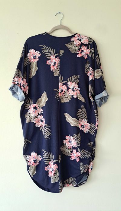 Dzianinowa tunika z suwakiem rozm 44/46