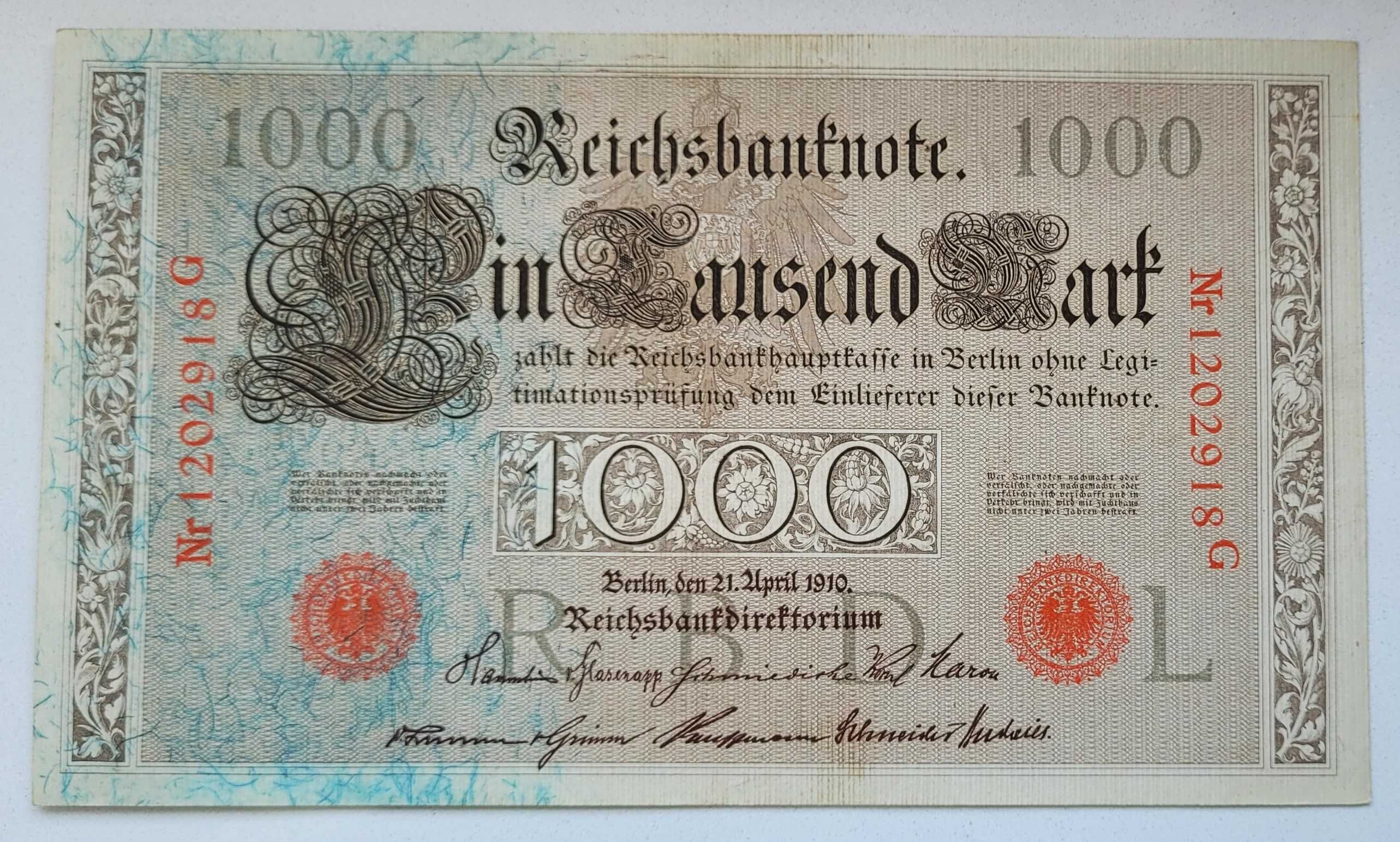 B5) NIEMCY - zestaw 6 szt. banknotów