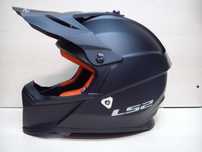 NOWY Kask motocyklowy LS2 Kask enduro, cross Czarny quad MX437