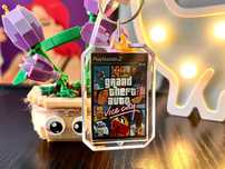 Brelok Grand Theft Auto Vice City - okładka PS2 / Cover Box