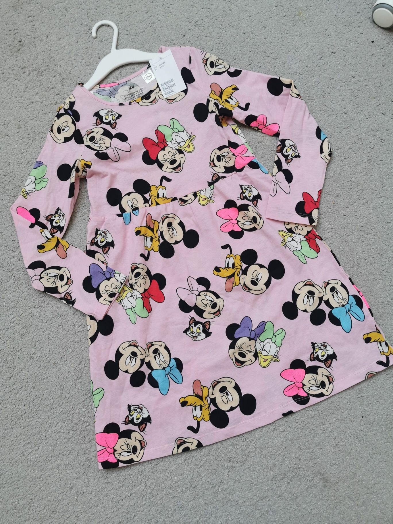 Sukienka H&M 122/128 Minnie Mickey