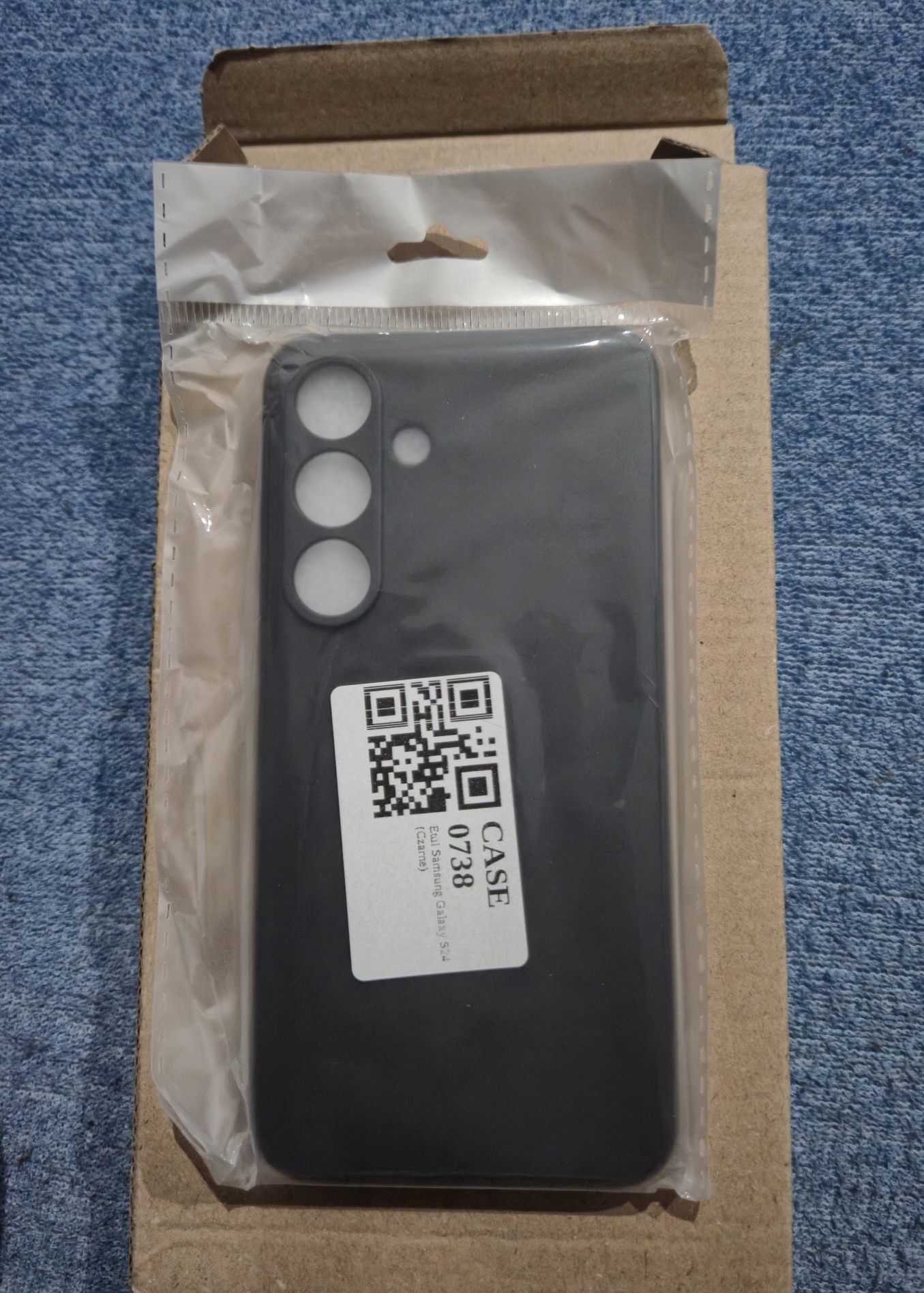 Etui samsung galaxy s24 czarne+szybka ochronna