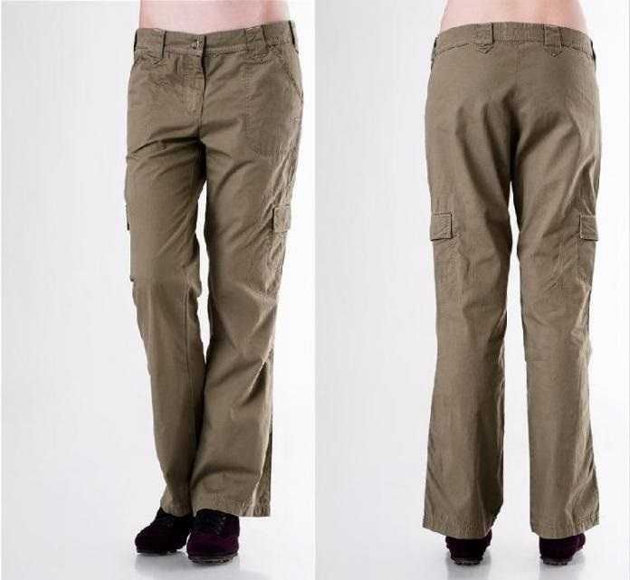 damskie spodnie sportowe bojówki bootcut cargo Fila M / 38 dzwony