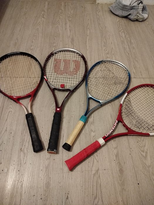 Conjunto raquetes de ténis