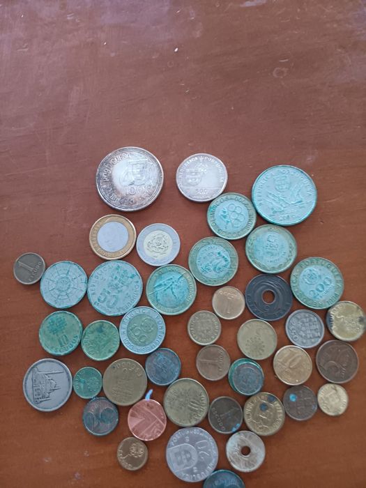 Lote moedas antigas