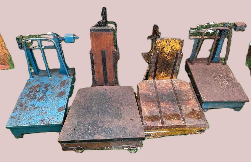 Ferramentas antigas - Balanças decimais