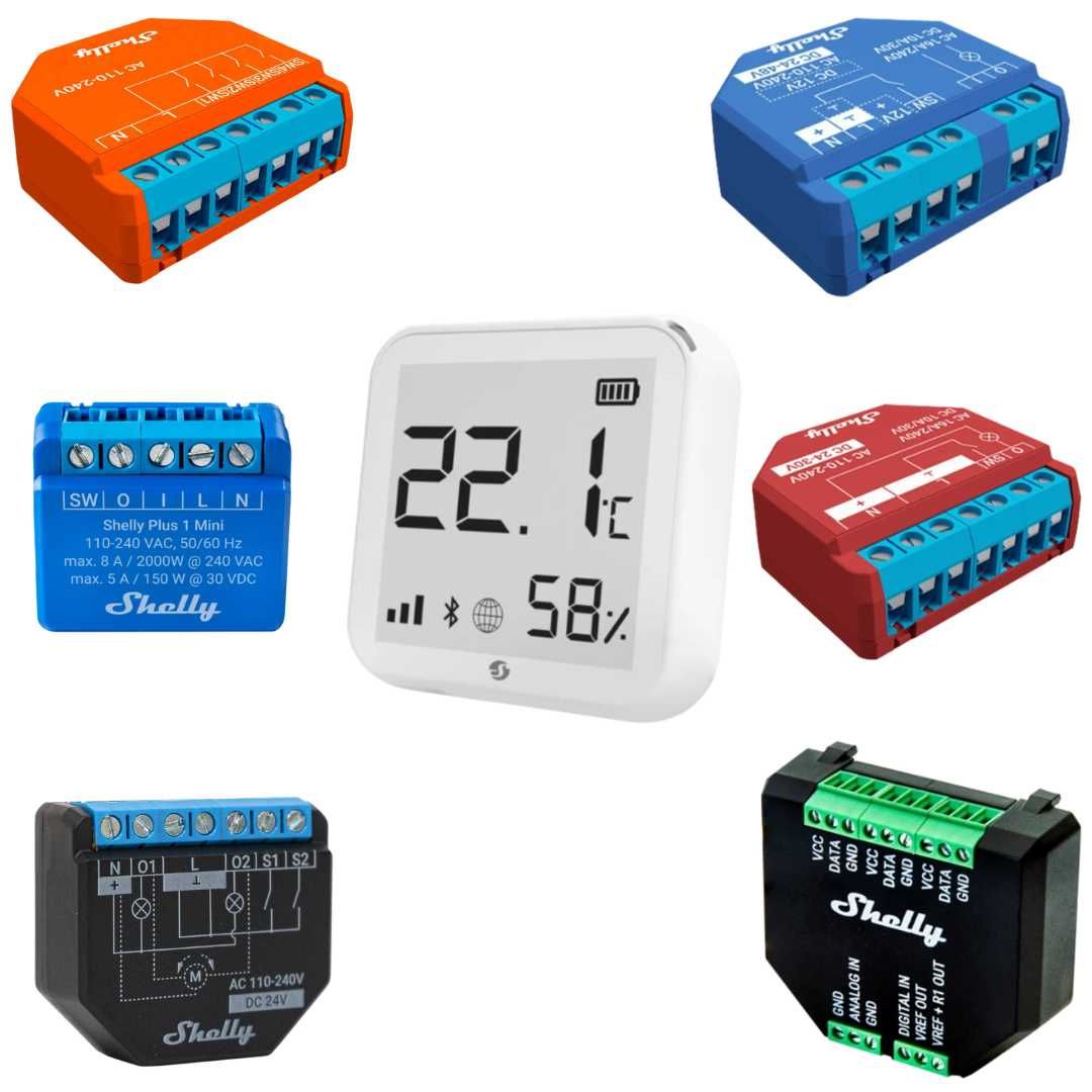 [NOVO] Módulo Wi-Fi Shelly Plus 1, 1PM, 2PM, Mini e H&T