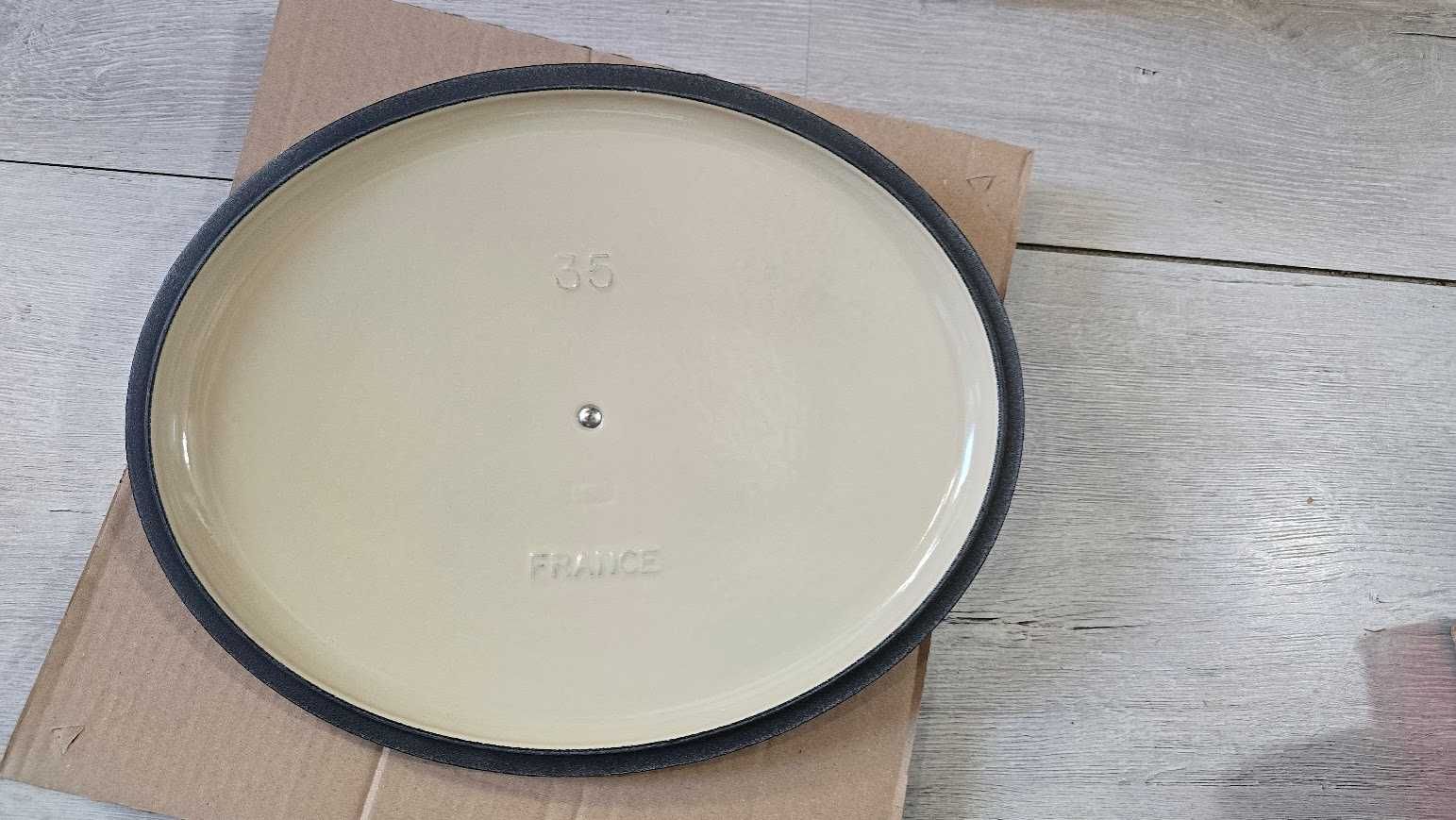 Le Creuset Brytfanna żeliwna Naczynie Żaroodporne 35 cm 8,9 L USZKODZO