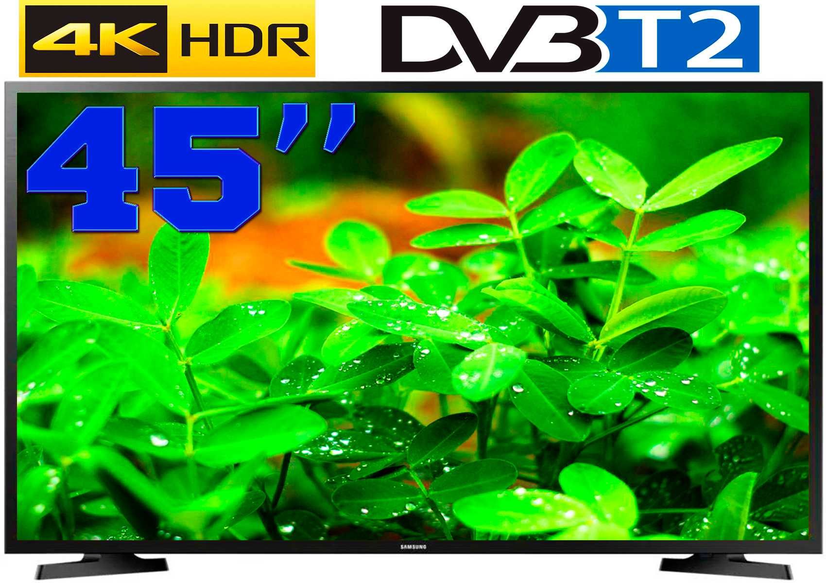 Телевізор Samsung 45 smart tv t2 4К UHD android 13 Самсунг смарт 45