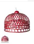 Moooi Emperor Średnia Lampa Wisząca Czerwona/burgundowy