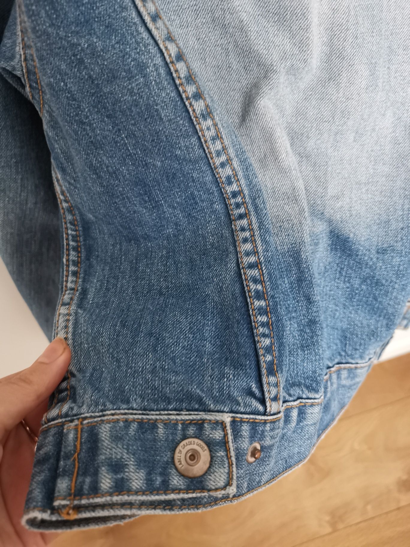 Kurtka dżinsowa chłopięca lub uniwersalna  jeans rozm. 122 h&m