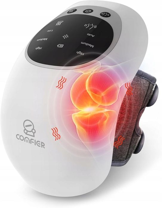 COMFIER – Bezprzewodowy masażer kolan z ogrzewaniem i wibracjami