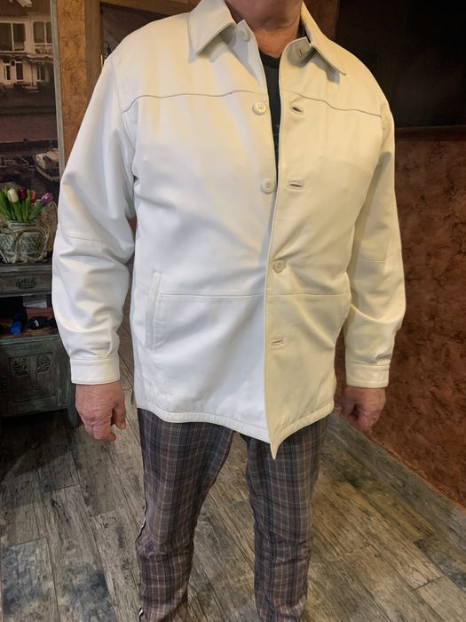 Мужской Кожаный пиджак куртка Franco Pepeti ,Испания 52-54 р.