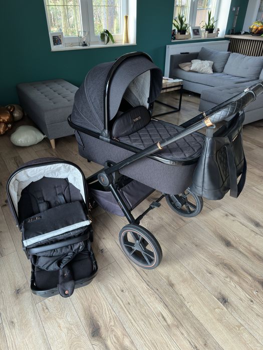Wózek Venicci Tinum 2.0 2w1 + fotelik z bazą Britax Romer Baby-safe