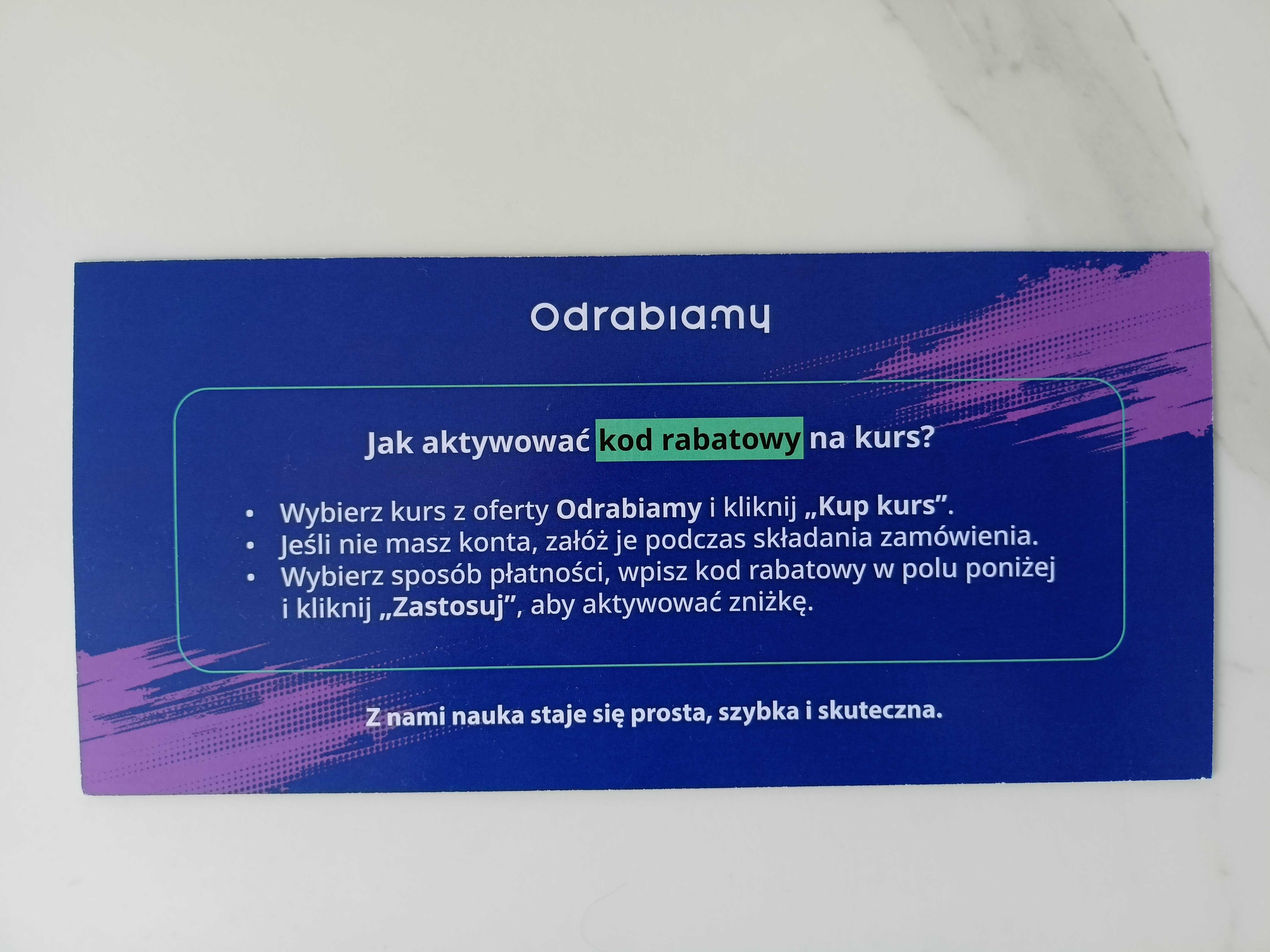 Voucher o wartości 400 zł na Odrabiamy
