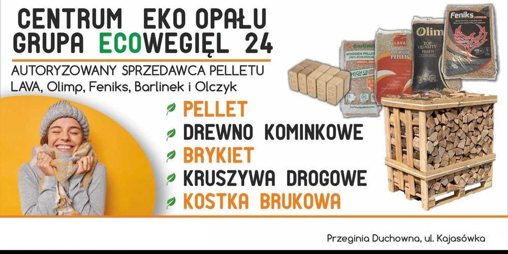 Pellet Pelet Barlinek 6mm (Lava,Olimp)Transport Gratis ECOWĘGIEL 24