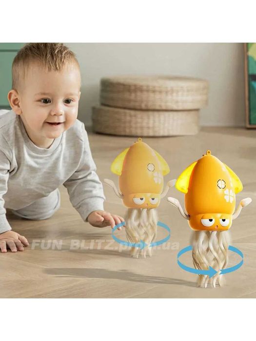 Танцюючий восьминіг / Squid Dance / Іграшка музична / Робот-восьминіг