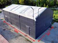 Hala namiotowa z dachem pneumatycznym 8x15x4.5m