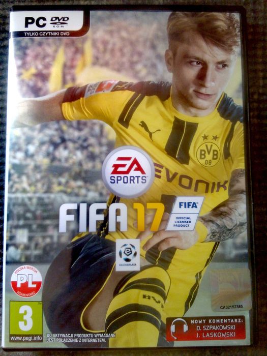 gra fifa 17pl na pc dvd