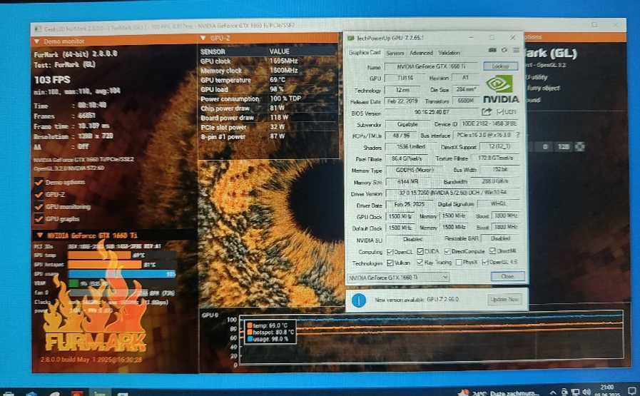 Karta graficzna Gigabyte GeForce GTX 1660Ti OC 6GB GDDR6