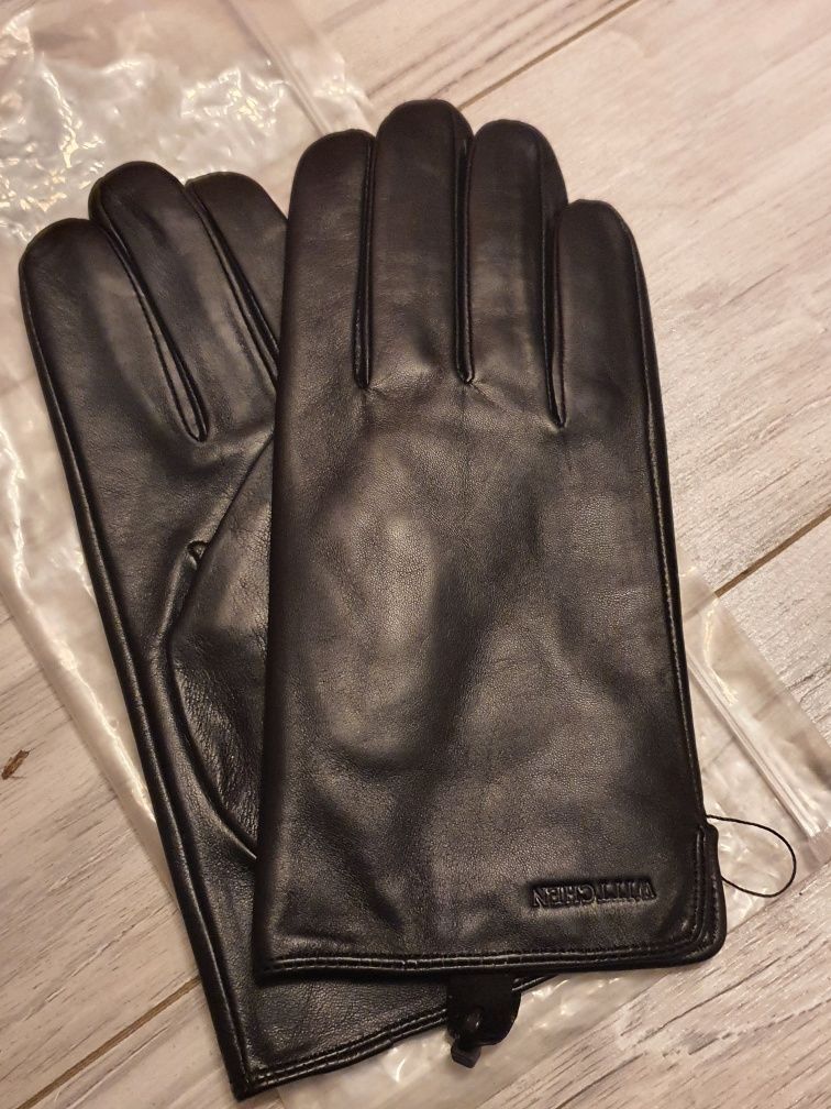 Nowe skórzane rękawiczk meskiei Wittchen