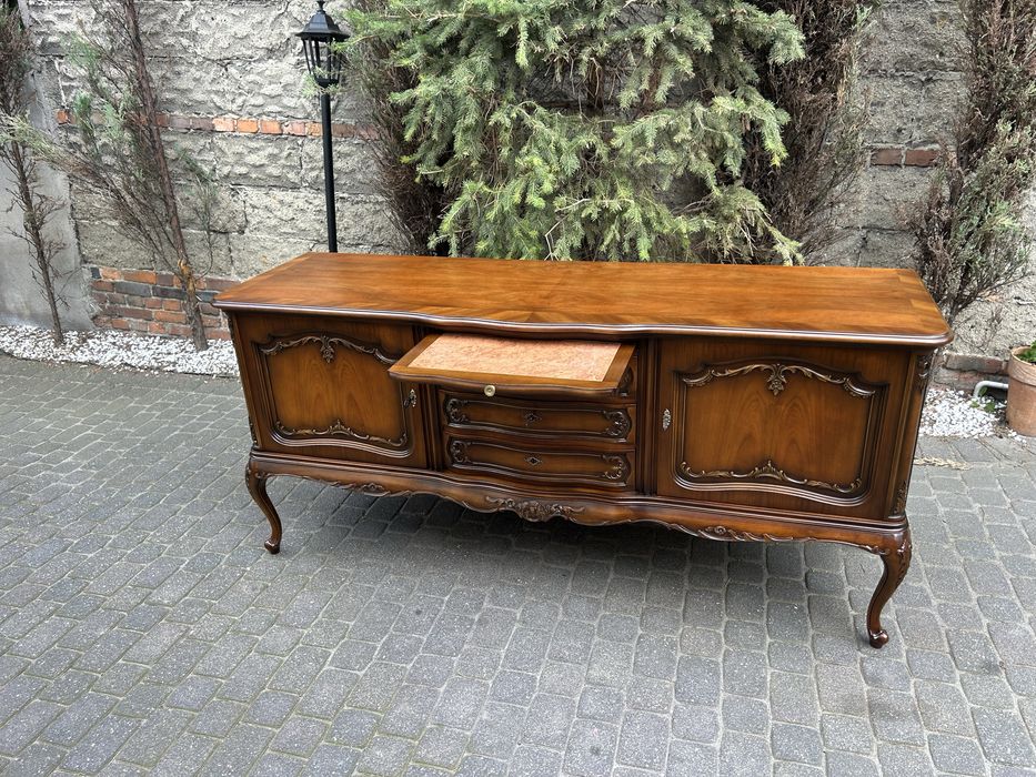 Stylowa Komoda Ludwikowska Ludwik Warrings Stolik TV RTV Po Renowacji