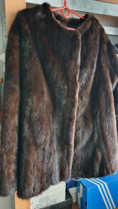 Норкова шуба з цільної норки
