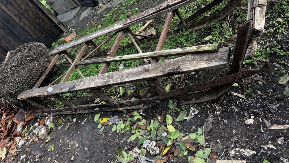 Сани кінні залізні