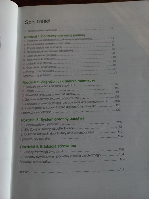 Żyję i działam bezpiecznie podręcznik do edukacji  dla bezpieczeństwa