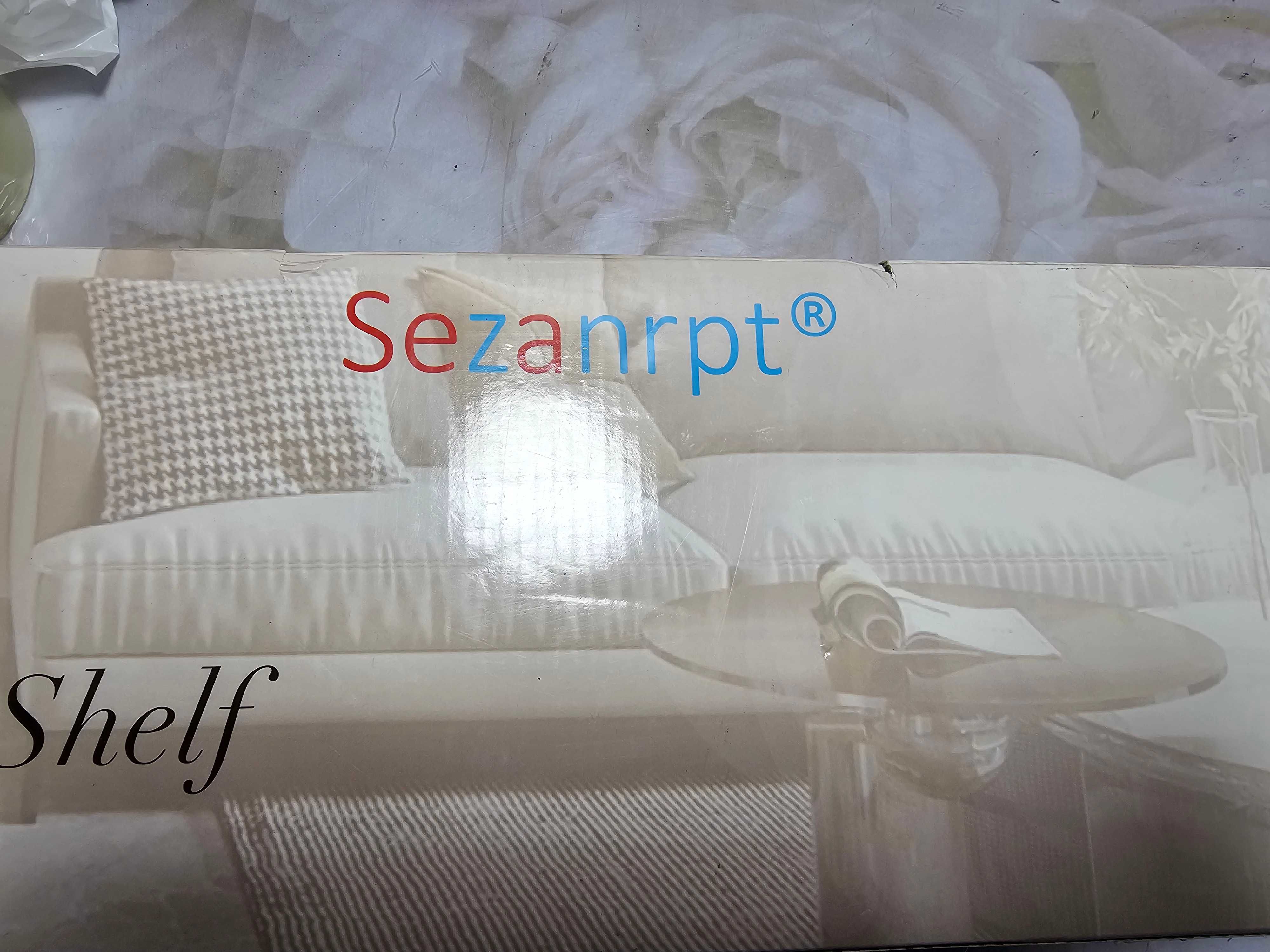 Sezanrpt Zestaw 2 czarnych długich półek