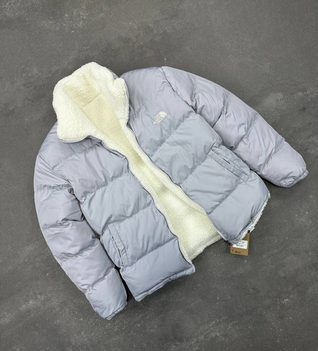 Чоловічий пуховик The north face  ДВУХСТОРОННЯ Куртка Nike