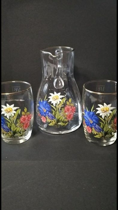 Комплект скляний, набір зі скла, декоративний.