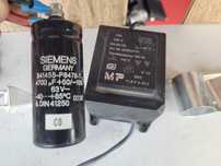 Kondensator SIEMENS 4700uF + Transformator 100VA 220V CarAudio WYSYŁKA